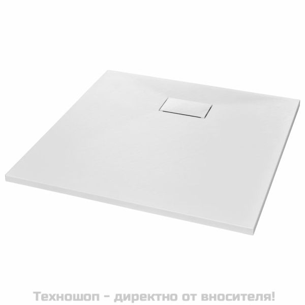 Душ корито, SMC, бяло, 90x90 см