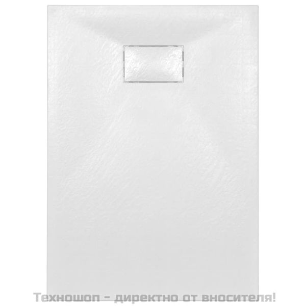 Душ корито, SMC, бяло, 100x70 см