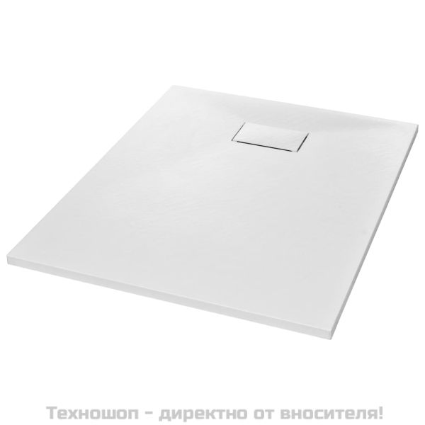 Душ корито, SMC, бяло, 100x80 см