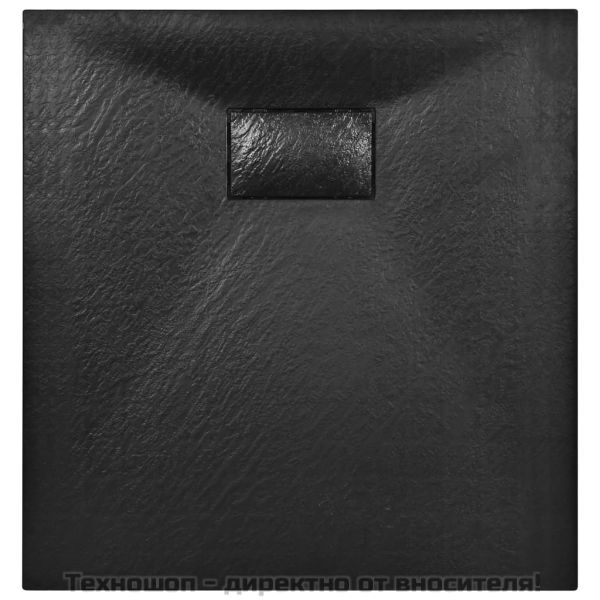 Душ корито, SMC, черно, 90x80 см