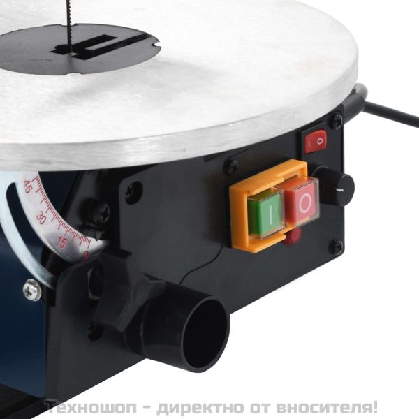 Електрически контурен трион с крачен педал и LED лампа, 125 W