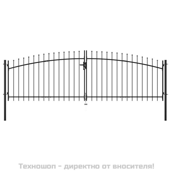 Двойна оградна порта Woerden с капак тип копие 400x199,5 см