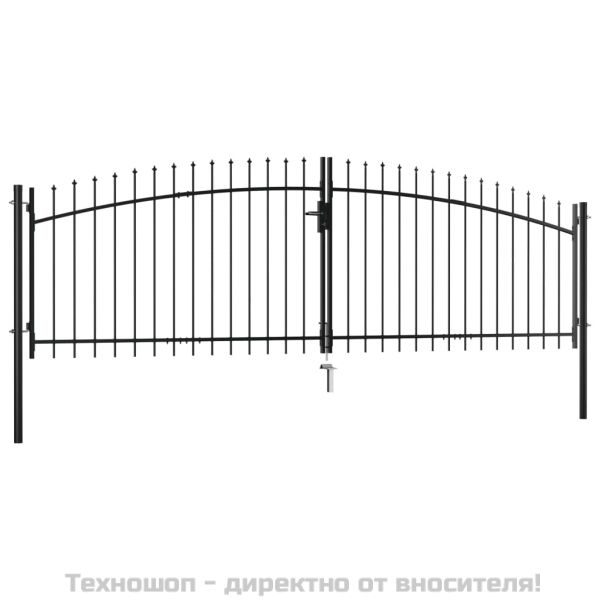 Двойна оградна порта Woerden с капак тип копие 400x199,5 см