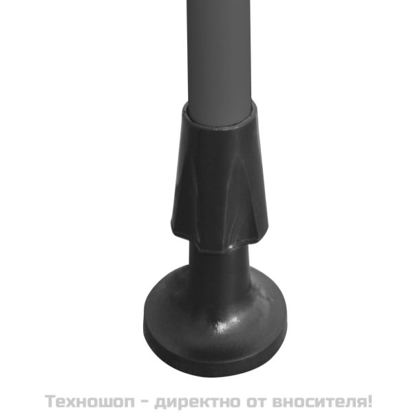 Ръчно прибиращ се сенник с LED, 100 см, жълто и синьо