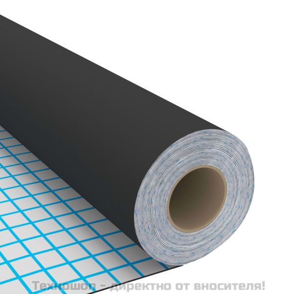 Самозалепващо фолио за мебели, черно, 500х90 см, PVC