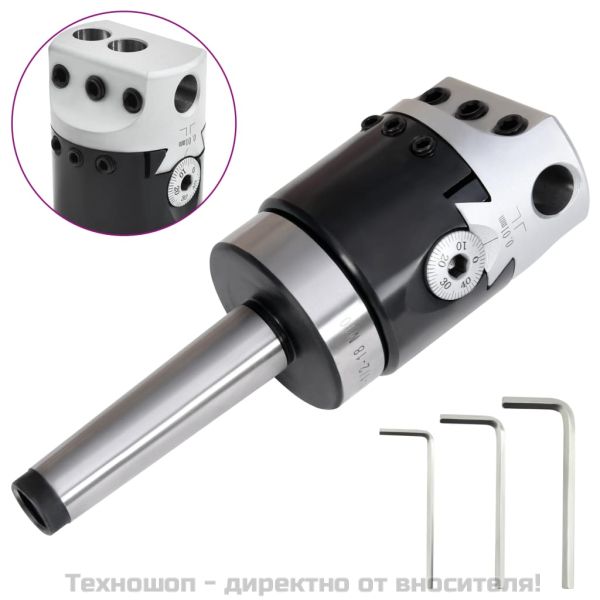 F1-12 50 мм разстъргваща глава с MT2-M10 опашка за струг фреза
