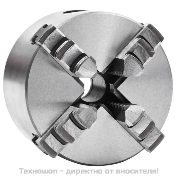 4-челюстен самоцентриращ патронник, 80 мм, стомана