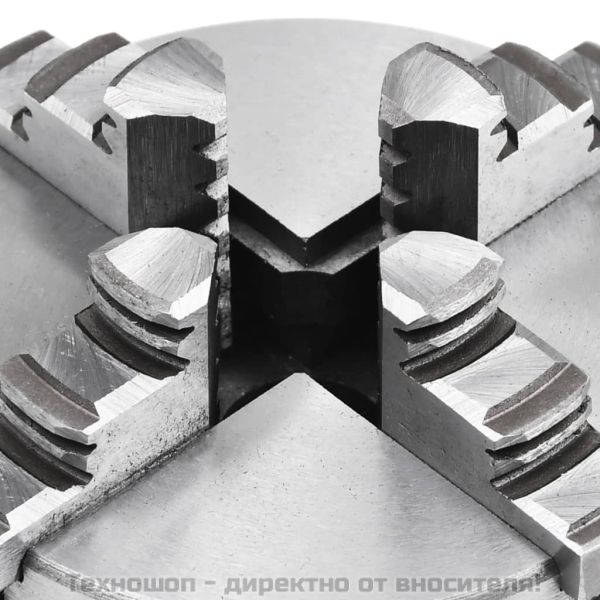 4-челюстен самоцентриращ патронник, 80 мм, стомана