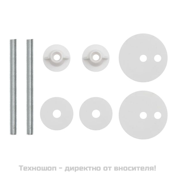 WC тоалетна седалка с капак, МДФ, дизайн сини водни капки