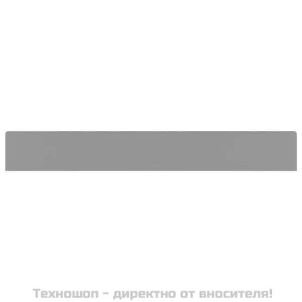 Луксозна мивка с отвор за кран светлосив мат 60x46 см керамика