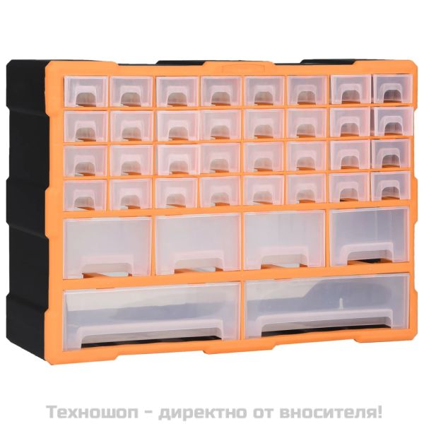 Шкаф органайзер с 38 чекмеджета, 52x16x37,5 см