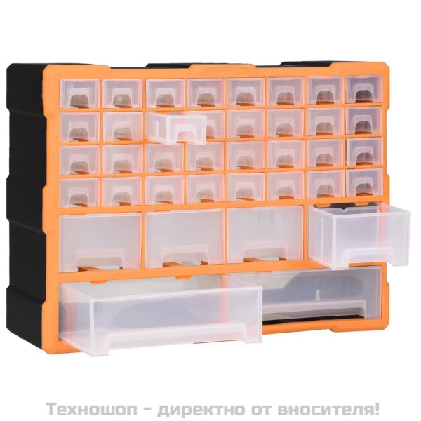 Шкаф органайзер с 38 чекмеджета, 52x16x37,5 см