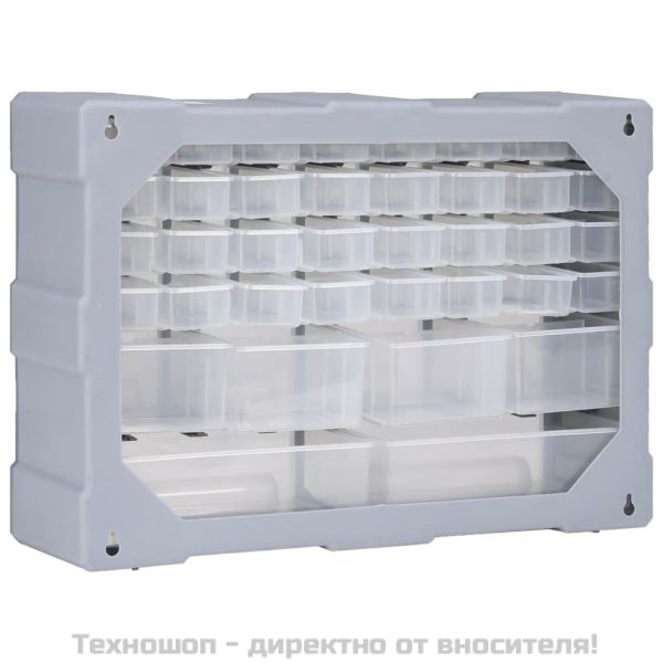 Шкаф органайзер с 38 чекмеджета, 52x16x37,5 см