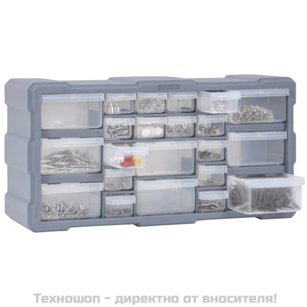 Шкаф органайзер с 22 чекмеджета, 49x16x25,5 см