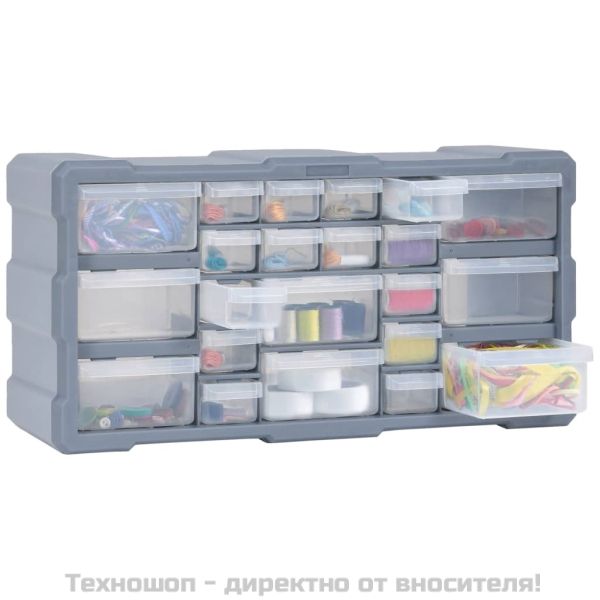 Шкаф органайзер с 22 чекмеджета, 49x16x25,5 см