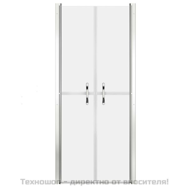 Врата за душ, матирано ESG стъкло, 91x190 см