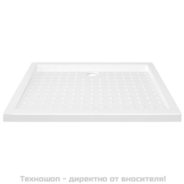 Душ корито с точки, бяло, 90x70x4 см, ABS