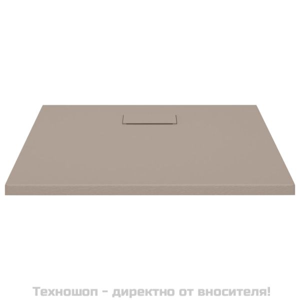 Душ корито, SMC, кафяво, 80x80 см