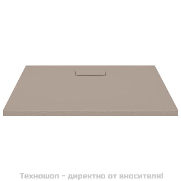 Душ корито, SMC, кафяво, 90x80 см