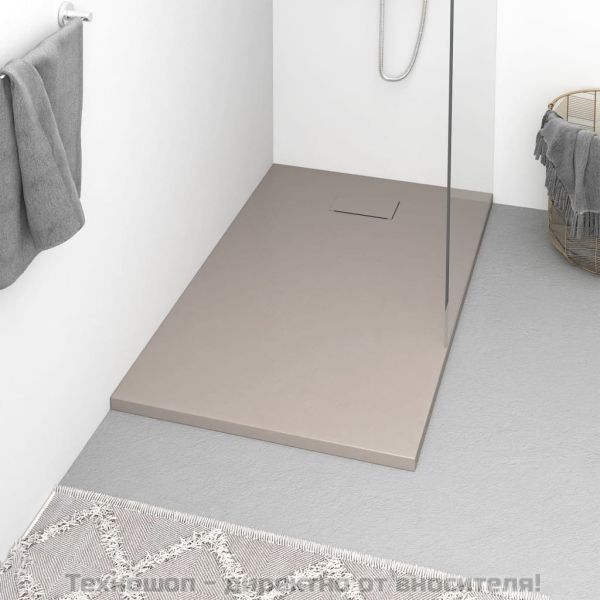 Душ корито, SMC, кафяво, 120x70 см