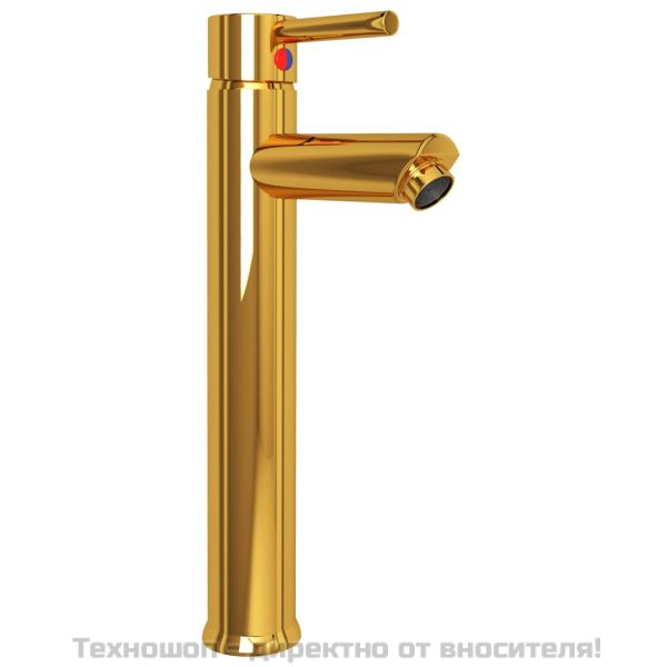 Смесител за баня, златист, 12х30 см