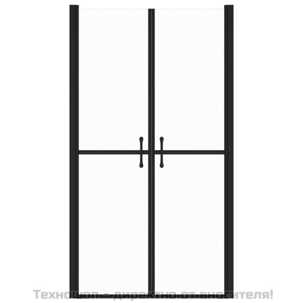 Врата за душ, прозрачно ESG стъкло, (73-76)x190 см