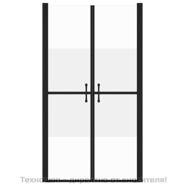Врата за душ, полуматирано ESG стъкло, (68-71)x190 см