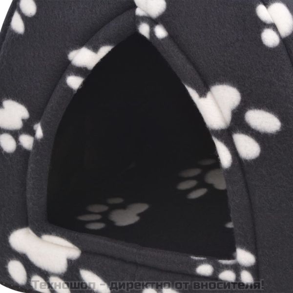 Котешка къщичка, размер L, черна