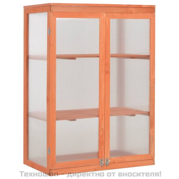 Оранжерия, дърво, 75x47x109 см