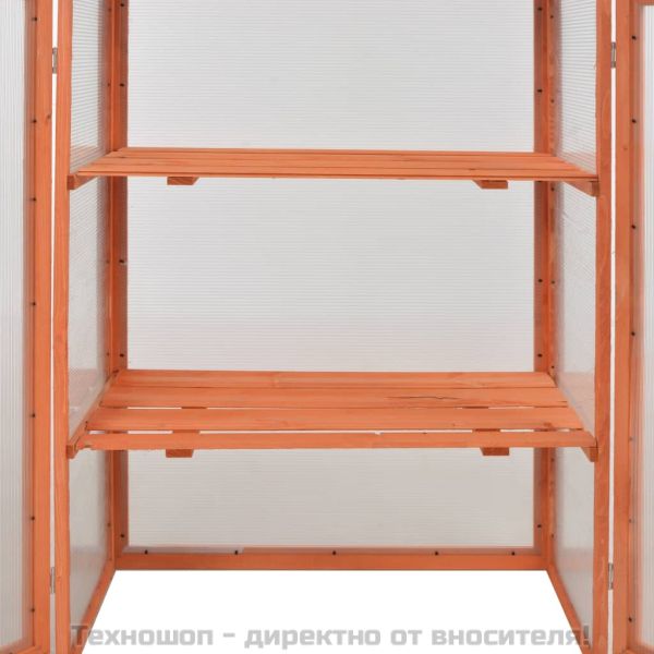 Оранжерия, дърво, 75x47x109 см