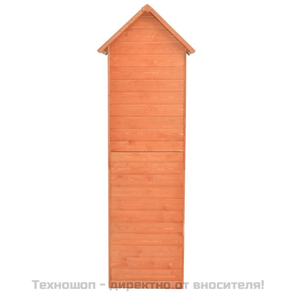 Градински шкаф за съхранение, 71x60x213 см, дърво