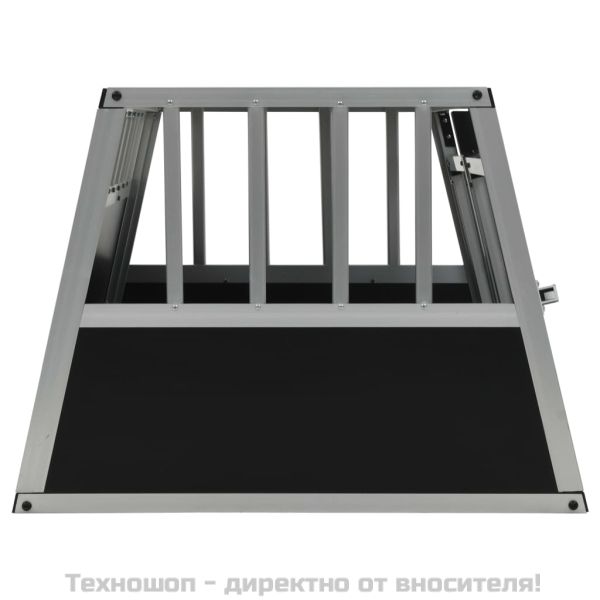 Кучешка клетка с две врати, 89x69x50 см