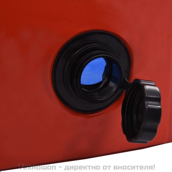 Сгъваем басейн за кучета, червен, 120x30 см, PVC