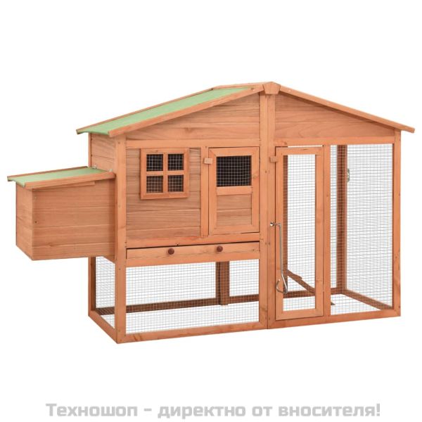 Птичарник с места за гнездене, масивен чам