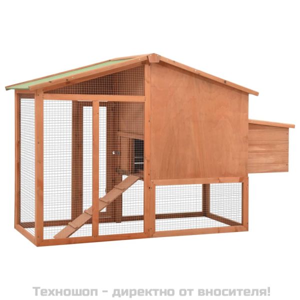 Птичарник с места за гнездене, масивен чам