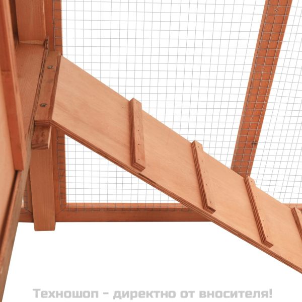 Птичарник с места за гнездене, масивен чам