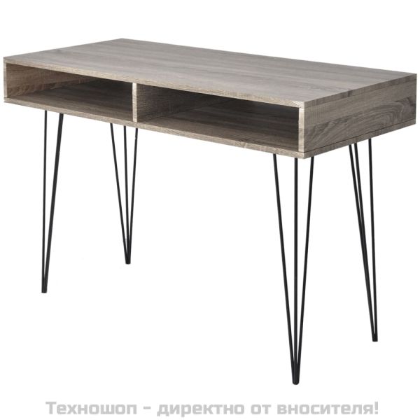 Бюро с 2 отделения, сиво