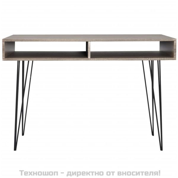 Бюро с 2 отделения, сиво