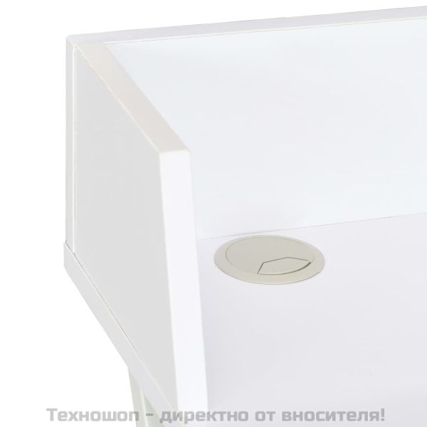 Бюро, бяло, 80x50x84 см