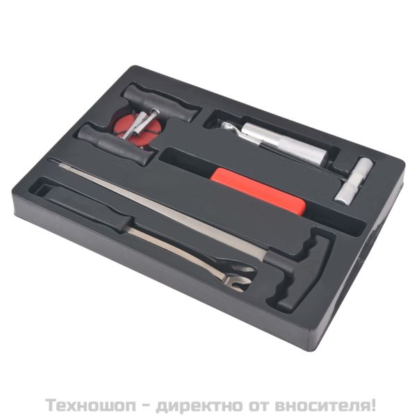 Комплект инструменти за сваляне на предното стъкло на автомобил