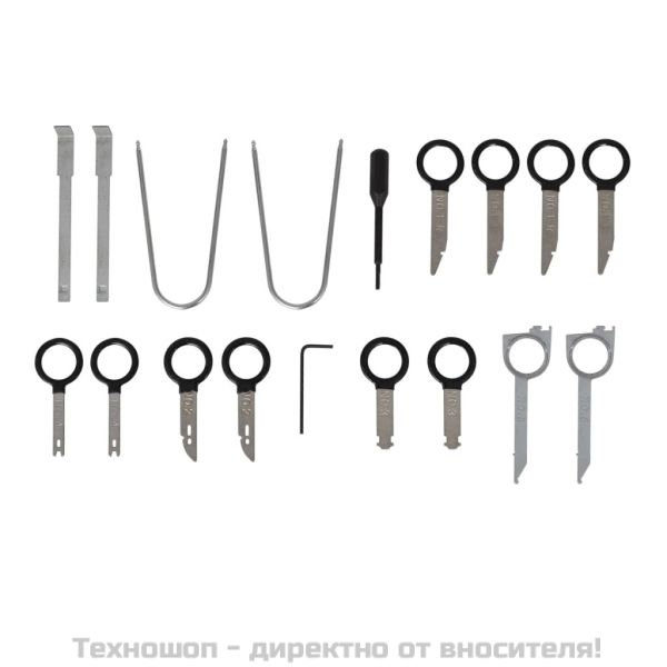 Комплект от 20 инструмента за сваляне на радио/стерео