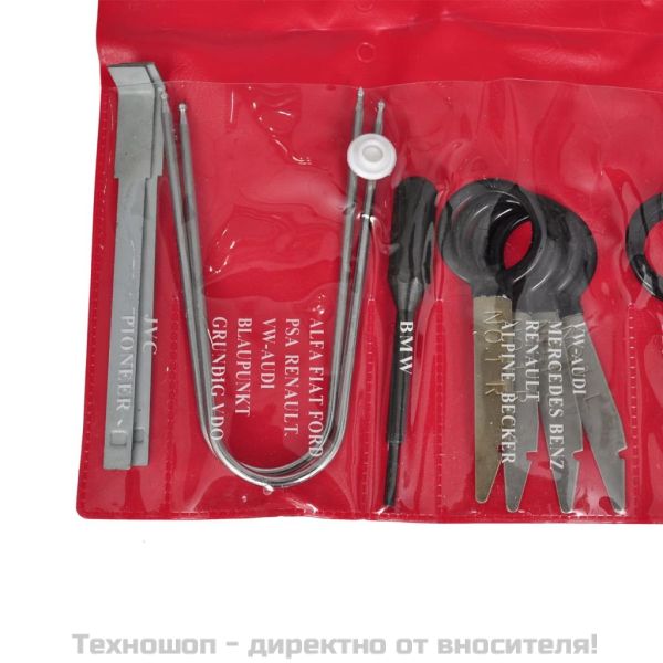 Комплект от 20 инструмента за сваляне на радио/стерео