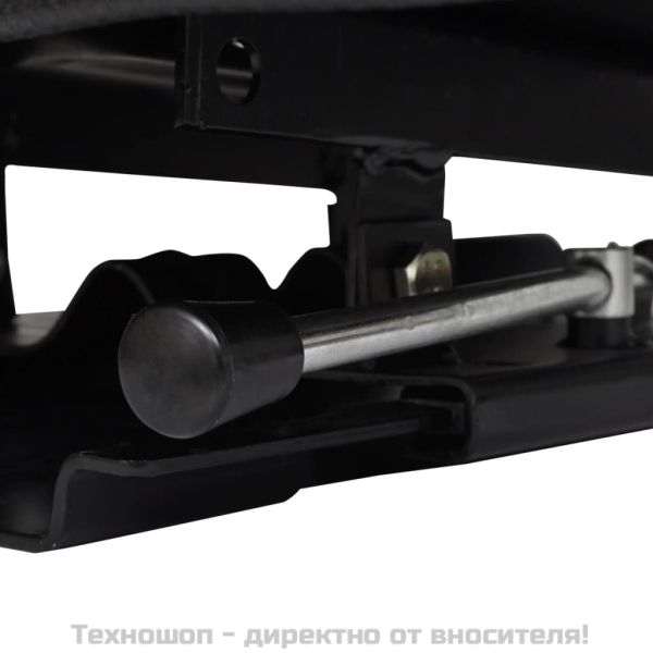 Седалка за трактор с облегалка, черна