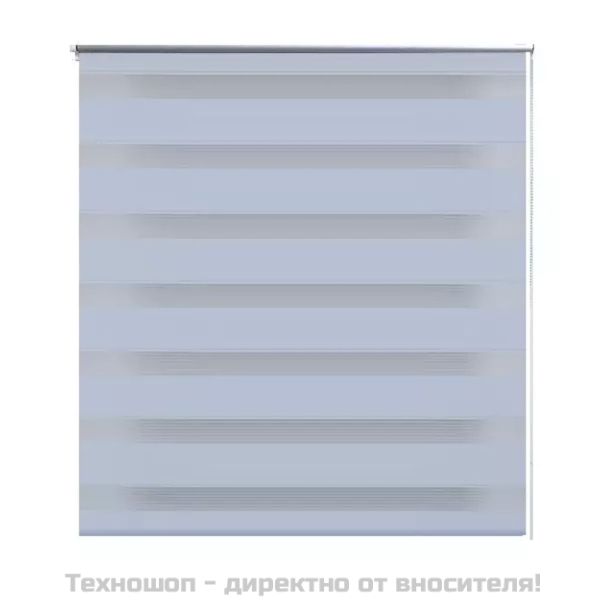 Зебра щора 60,9x120 см Ширина на плат 56,7 см бяла