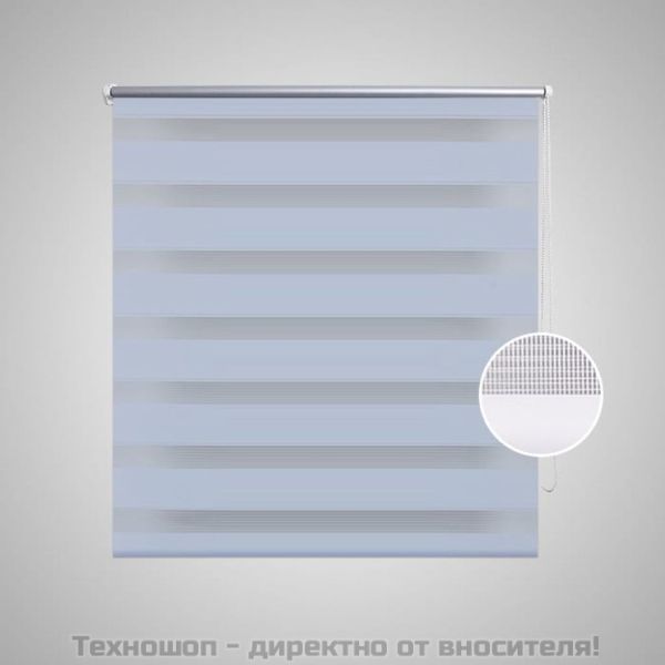 Зебра щора 140,9x175 см Ширина на плат 136,7 см бяла