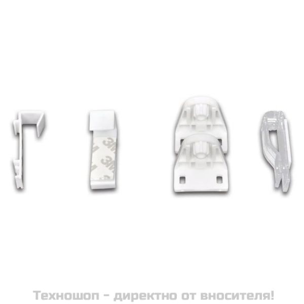 Зебра щора 140,9x175 см Ширина на плат 136,7 см бяла