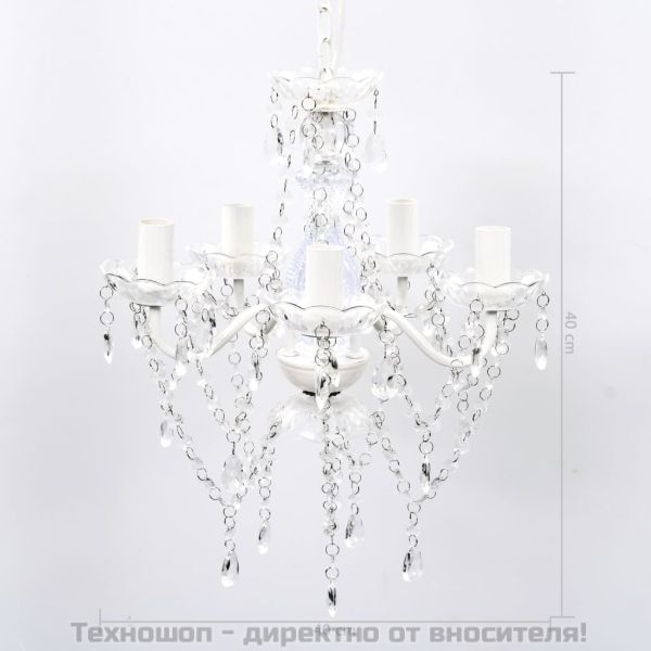 Полилей, 5 крушки, прозрачен