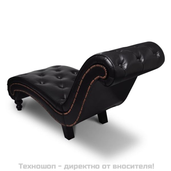 Кушетка, кафява, изкуствена кожа