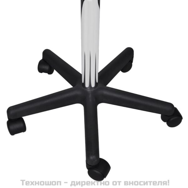 Офис табуретка, бяла