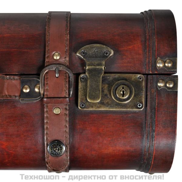 Комплект дървени винтидж сандъци, 2 бр